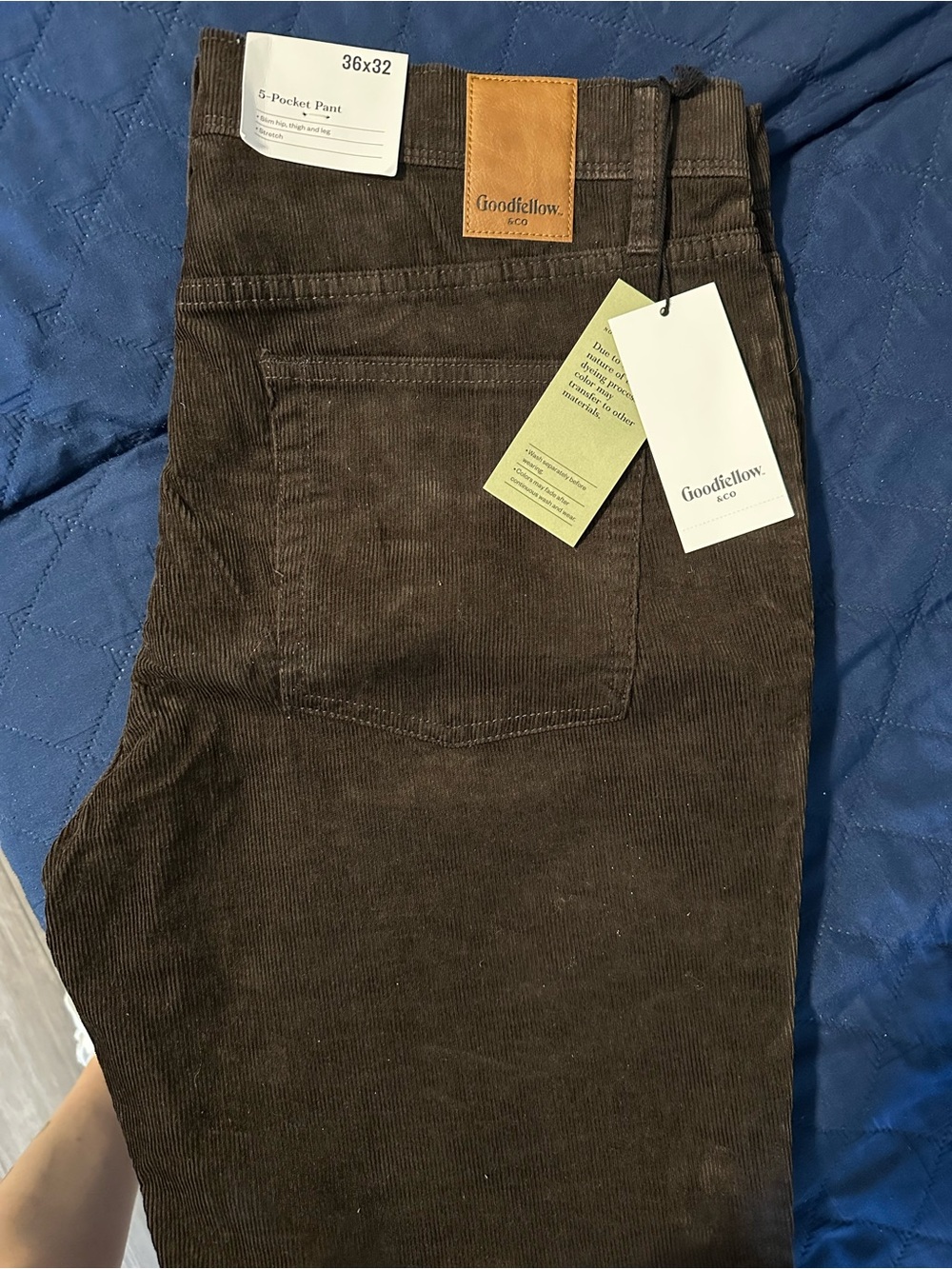 Goodfellow & Co Men’s Dark Brown Corduroy Pants